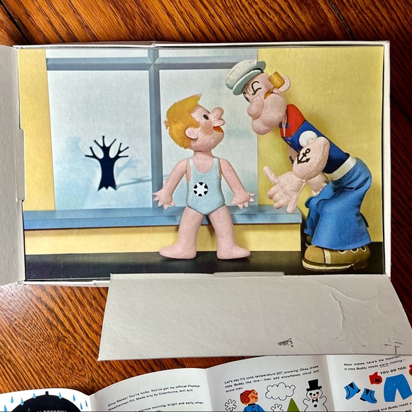 Vintage Popeye the Weatherman 1959 Colorforms with Booklet & Box - Picture 3 of 3